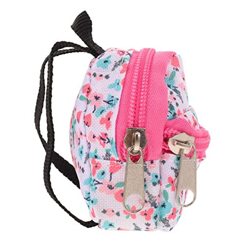 ORFOFE Puppenrucksack Puppenstoff Rucksack Mini Puppentasche Mini Rucksack Mini Rucksack Modellschultasche Für Puppen Mini Rucksäcke Puppenkostüm Ornament Puppenfotografie von ORFOFE