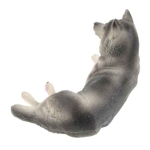 ORFOFE Realistische Husky Figur aus Kunststoff Langlebiges Sicheres Deko Lernspielzeug für Kleine Hundedekoration Detailgetreue Glatte Oberfläche für Schreibtisch und Kinderzimmer ORFOFE Realistische Husky Figur aus Kunststoff Langlebiges Sicheres Deko Lernspielzeug für Kleine Hundedekoration Detailgetreue Glatte Oberfläche für Schreibtisch und Kinderzimmer von ORFOFE