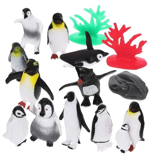 ORFOFE Realistische Pinguin Figuren Handbemalte Kunststoff Tierfiguren Pädagogisches und Deko Geschenk für Sammler und Naturfreunde Vielseitig als Fotorequisite und Lernspielzeug ORFOFE Realistische Pinguin Figuren Handbemalte Kunststoff Tierfiguren Pädagogisches und Deko Geschenk für Sammler und Naturfreunde Vielseitig als Fotorequisite und Lernspielzeug von ORFOFE
