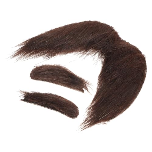 ORFOFE Selbstklebender Fake Bart und Augenbrauen Realistische Verkleidungsaccessoires für Alten Mann Kostüm Einfach Anzubringen Komfortabel und Langlebig für Halloween Karneval und ORFOFE Selbstklebender Fake Bart und Augenbrauen Realistische Verkleidungsaccessoires für Alten Mann Kostüm Einfach Anzubringen Komfortabel und Langlebig für Halloween Karneval und von ORFOFE