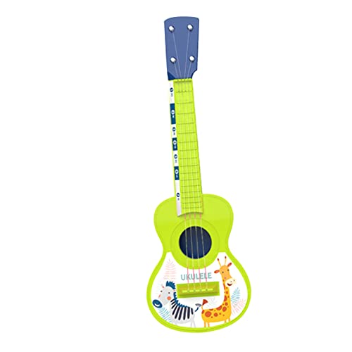 ORFOFE Simulation Gitarre Ukulele Gitarre Spielzeug Pädagogische Gitarre Kinder-Ukulele Gitarre Für Kinder Ukulele Für Anfänger Musikinstrument Für Kinder Früherziehung Ukulele Plastik von ORFOFE