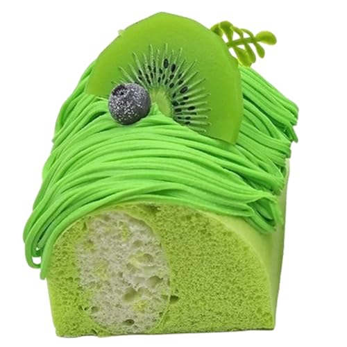 ORFOFE Simulation Kuchenmodell Kuchendekoration Lebensmitteldekor gefälschter Kuchen zum Geburtstag Spielzeugnahrung Cake Cake Decoration Dessert-Modell künstlicher Cupcake Pu Green von ORFOFE