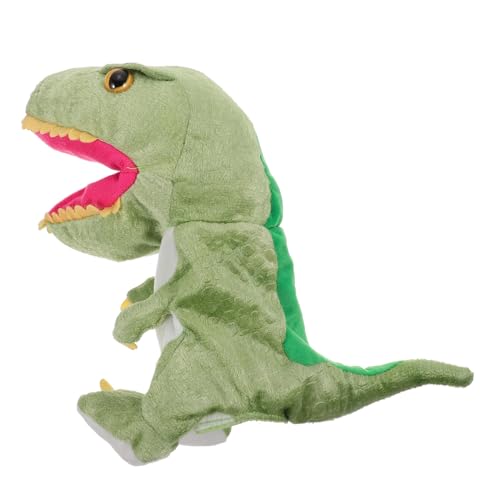 ORFOFE Simulierte Dinosaurier Handpuppe Plüschtier Bewegliches Dinosaurier Spielzeug Für Kinder Tyrannosaurus Triceratops Handpuppe Für Jungen Und Mädchen von ORFOFE