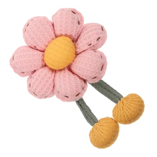 ORFOFE Sonnenblumennadel Brosche Dekorative Stifte Sonnenblume Brustnadel Wäscheklammer Kleidungsnadeln Zarte Anstecknadel Kleidungsdekor Sonnenblumen-Design-pin Stoff Rosa von ORFOFE