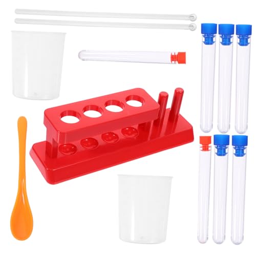 ORFOFE Stem Experimentierset für Reagenzgläsern und Ständer Messbechern Rührstäbchen und Probenlöffel Langlebiges Kunststoff Labor Zubehör für Kreatives Lernen und Experimente zu Hause ORFOFE Stem Experimentierset für Reagenzgläsern und Ständer Messbechern Rührstäbchen und Probenlöffel Langlebiges Kunststoff Labor Zubehör für Kreatives Lernen und Experimente zu Hause von ORFOFE