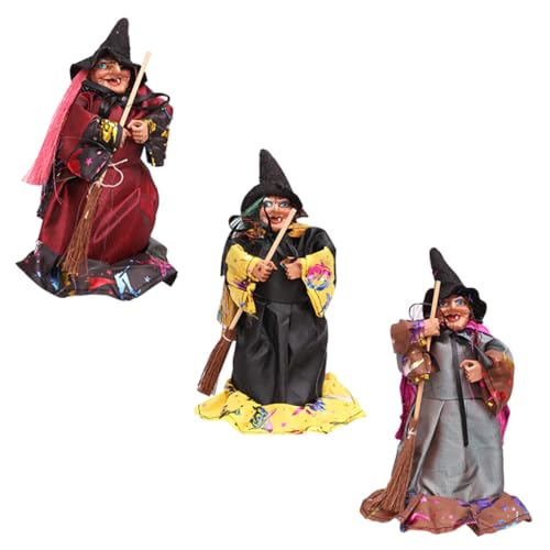 ORFOFE Teiliges Halloween Hexenpuppen Geruchsneutral Langlebig Bunte Besenfiguren als Gruselige Party Deko und Originelle Hexengeschenke für Frauen ORFOFE Teiliges Halloween Hexenpuppen Geruchsneutral Langlebig Bunte Besenfiguren als Gruselige Party Deko und Originelle Hexengeschenke für Frauen von ORFOFE