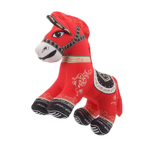 ORFOFE Tierkreis Pferdekissen Chinesische Neujahrsfiguren Desktop Puppenornament Pferdespielzeug Entzückendes Stofftier Schönes Stofftier Pferd Plüschtier ORFOFE Tierkreis Pferdekissen Chinesische Neujahrsfiguren Desktop Puppenornament Pferdespielzeug Entzückendes Stofftier Schönes Stofftier Pferd Plüschtier von ORFOFE