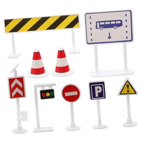 ORFOFE Verkehrsschilder Spielset für Miniatur Kunststoff Verkehrszeichen und Ampeln Robustes Lernspielzeug für Sandkasten und Spielstraße Realistische Farben Kompakt und Vielseitig ORFOFE Verkehrsschilder Spielset für Miniatur Kunststoff Verkehrszeichen und Ampeln Robustes Lernspielzeug für Sandkasten und Spielstraße Realistische Farben Kompakt und Vielseitig von ORFOFE