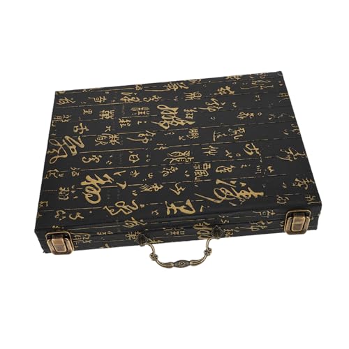 ORFOFE Vintage Mahjong Aufbewahrungsbox aus Holz mit Großem Stauraum und Praktischem Tragegriff Vielseitige Spielsteine Organizer für Schach und Brettspiele Tragbarer Spielebehälter für ORFOFE Vintage Mahjong Aufbewahrungsbox aus Holz mit Großem Stauraum und Praktischem Tragegriff Vielseitige Spielsteine Organizer für Schach und Brettspiele Tragbarer Spielebehälter für von ORFOFE