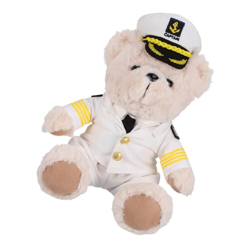 ORFOFE Weicher Plüschbär Kapitän Kuscheltier für Mädchen Teenager Festliche Partydekoration Kreatives Stofftier für Gemütliches Einschlafen und Vielseitige Nutzung ORFOFE Weicher Plüschbär Kapitän Kuscheltier für Mädchen Teenager Festliche Partydekoration Kreatives Stofftier für Gemütliches Einschlafen und Vielseitige Nutzung von ORFOFE