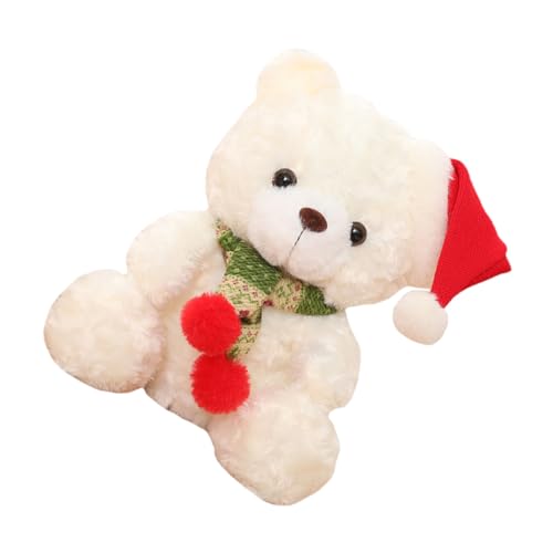 ORFOFE Weicher Weihnachtsbär Plüschpuppe Kuscheliges Bärenplüsch Dekor für Weihnachtsfest Tischdekoration ORFOFE Weicher Weihnachtsbär Plüschpuppe Kuscheliges Bärenplüsch Dekor für Weihnachtsfest Tischdekoration von ORFOFE