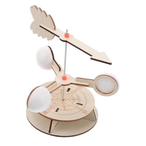 ORFOFE Windrichtungsanzeiger DIY Bausatz aus Holz für Wissenschaftliches Lernspielzeug zur Windrichtungserkennung Wetterfeste Konstruktion Praktische Montage für Outdoor-experimente und ORFOFE Windrichtungsanzeiger DIY Bausatz aus Holz für Wissenschaftliches Lernspielzeug zur Windrichtungserkennung Wetterfeste Konstruktion Praktische Montage für Outdoor-experimente und von ORFOFE