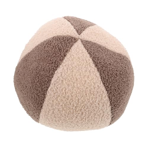 ORFOFE Yogakissen Yoga-Ball Sofadekoration Wohnkultur Kissen Bettdekoration Geburtstagsgeschenk Plüschdekor rundes Kissen weiches Plüschkissen pelziges Kissen Yoga-Kissen PP Baumwolle von ORFOFE