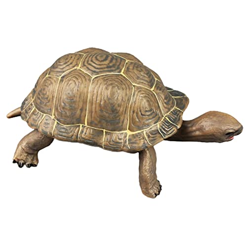 ORFOFE simulierte Schildkröte Schildkrötenstatue Kinderspielzeug Puzzle-Spielzeug Animal Figures zabawki stymulujące rozwój Schildkrötenfigur Schildkröte Desktop-Dekoration PVC Brown von ORFOFE