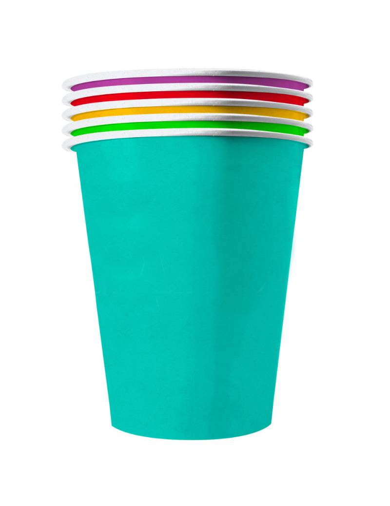 Große amerikanische Becher für Sommerpartys 20 Stück bunt 530 ml von ORIGINAL CUP