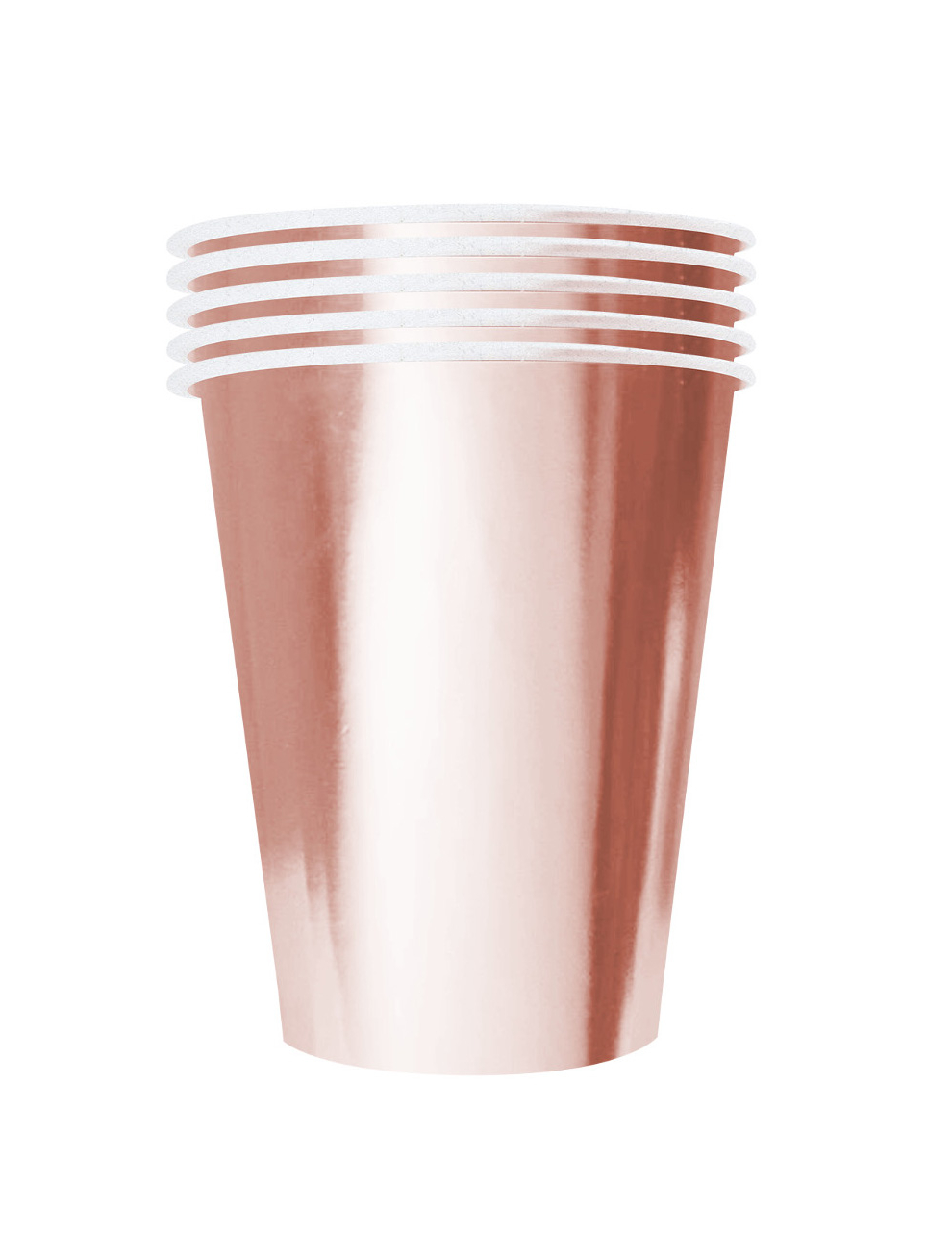 Hochwertige Pappbecher American Style recyclebar 20 Stück rosegold 530 ml von ORIGINAL CUP