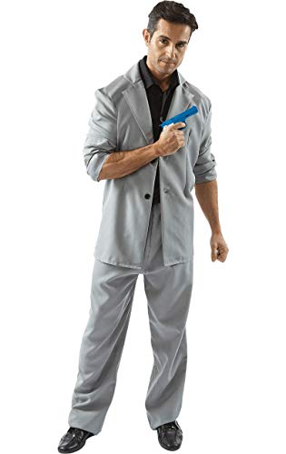 ORION COSTUMES Herren Schwarz & Grau Florida Detective 80er Jahre TV Kostüme von ORION COSTUMES