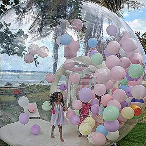 Aufblasbares Iglu-Blasen-Haus, Luftballon für Hochzeit, Party, Event/Festival, Kuppel, Bühnenshow, Event, Dekoration mit Ventilator, 750 W, 4,8 m von ORJDWJ