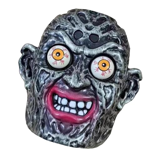 ORTUH Halloween Masken Horror, Horror Lustige Maske, Schädel Maske Für Halloween, 3D Totenkopfmasken, Blutig Unheimlich Gesichtsmasken, Explosive Eye Zombie Skelett Maske Für Halloween, Horrorpartys von ORTUH