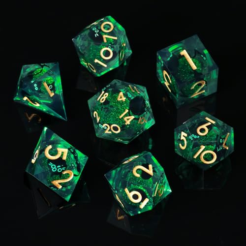 7 Stück DND Polyedrische Würfel Set Liquid Core Kätzchen D&D Würfel für Dungeons and Dragons RPG MTG Pathfinder Rollenspiele Spielwürfel D4 D6 D8 D10 D12 D20 D% 7 Stück DND Polyedrische Würfel Set Liquid Core Kätzchen D&D Würfel für Dungeons and Dragons RPG MTG Pathfinder Rollenspiele Spielwürfel D4 D6 D8 D10 D12 D20 D% von ORUZA
