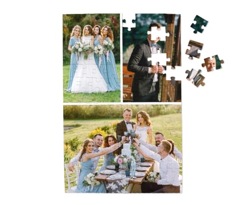 ORWO – Fotopuzzle | Puzzle mit eigenem Bild | Puzzle-Foto mit hochglänzender Oberfläche | ausbelichtet auf Echtfotopapier Made in Germany | Foto als Vorlage enthalten (Collage, A4 hoch) von ORWONet