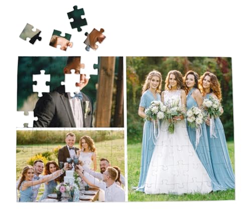 ORWO – Fotopuzzle | Puzzle mit eigenem Bild | Puzzle-Foto mit hochglänzender Oberfläche | ausbelichtet auf Echtfotopapier Made in Germany | Foto als Vorlage enthalten (Collage, A4 quer) von ORWONet