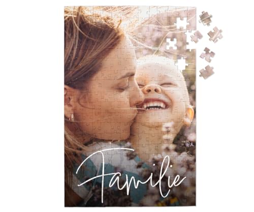 ORWO – Fotopuzzle | Puzzle mit eigenem Bild | Puzzle-Foto mit hochglänzender Oberfläche | ausbelichtet auf Echtfotopapier Made in Germany | Foto als Vorlage enthalten (Familie, A3 hoch) von ORWONet