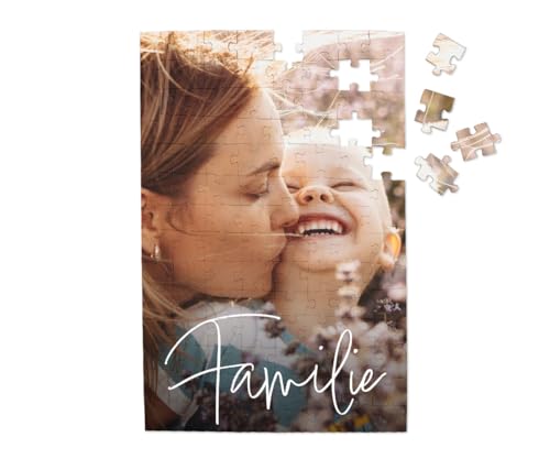 ORWO – Fotopuzzle | Puzzle mit eigenem Bild | Puzzle-Foto mit hochglänzender Oberfläche | ausbelichtet auf Echtfotopapier Made in Germany | Foto als Vorlage enthalten (Familie, A4 hoch) von ORWONet