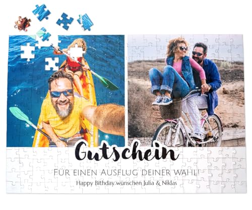 ORWO – Fotopuzzle | Puzzle mit eigenem Bild | Puzzle-Foto mit hochglänzender Oberfläche | ausbelichtet auf Echtfotopapier Made in Germany | Foto als Vorlage enthalten (Gutschein, A3 quer) von ORWONet