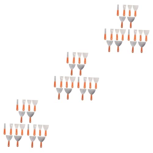 OSALADI 18 STK Spachtel Malwerkzeuge Kittschaber Dekorationswerkzeuge Endbearbeitungswerkzeuge Schabwerkzeug Edger-malwerkzeug Kfz-Werkzeuge Kelle Werkzeug Kittschneider Stahl von OSALADI