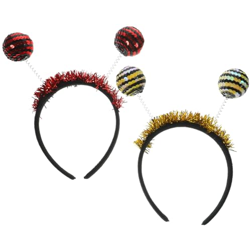 OSALADI 2 Stück Halloween-Stirnband Bienen-Tentakel-Stirnband Bienen-Haarbänder Boppers-Stirnband Bienen-Kostüm Bienen-Zubehör Für Frauen Mädchen Party von OSALADI