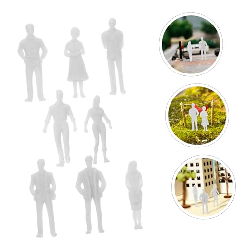 OSALADI 20 Stück Maßstab Langlebige Modellfiguren für Modellbau Landschaftsdiorama DIY Unbemalt für Puppenhaus Architektur OSALADI 20 Stück Maßstab Langlebige Modellfiguren für Modellbau Landschaftsdiorama DIY Unbemalt für Puppenhaus Architektur von OSALADI