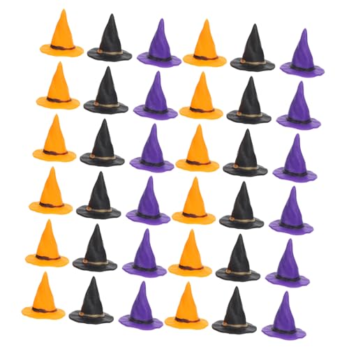 OSALADI 36stücke Hüte Aus Kunststoff Für Halloween-deko Kleine Partyhüte Zum Basteln Und Selbermachen Verschiedenen Farben Für Puppenhäuser Und Kuchendekoration OSALADI 36stücke Hüte Aus Kunststoff Für Halloween-deko Kleine Partyhüte Zum Basteln Und Selbermachen Verschiedenen Farben Für Puppenhäuser Und Kuchendekoration von OSALADI
