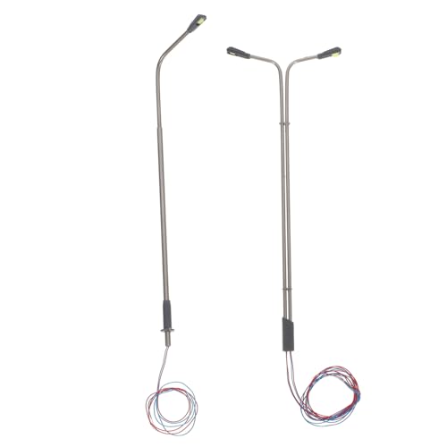 OSALADI 4 Stück Maßstab LED Mikrolandschaftsbeleuchtung Kompakte Miniatur Lichtmasten für Modellbahnen Puppenhäuser und Kleine Architekturmodelle OSALADI 4 Stück Maßstab LED Mikrolandschaftsbeleuchtung Kompakte Miniatur Lichtmasten für Modellbahnen Puppenhäuser und Kleine Architekturmodelle von OSALADI