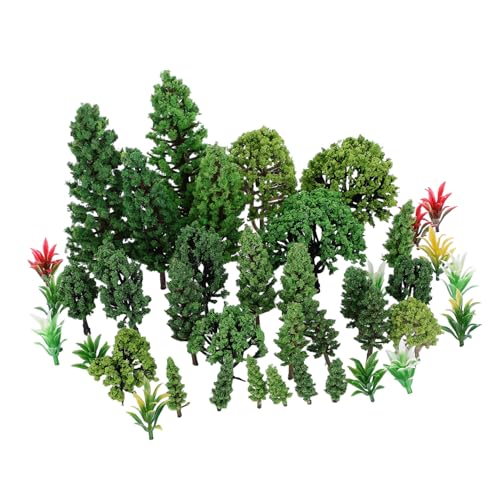 OSALADI 40 Stück Teiliges Miniatur Bäume Gemischte Modellbäume aus Kunststoff für DIY Mikro Landschaft Vielseitig Einsetzbar für Dioramen Bastelprojekte Puppenhäuser und Dekorative OSALADI 40 Stück Teiliges Miniatur Bäume Gemischte Modellbäume aus Kunststoff für DIY Mikro Landschaft Vielseitig Einsetzbar für Dioramen Bastelprojekte Puppenhäuser und Dekorative von OSALADI