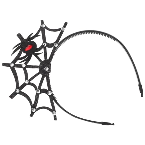 OSALADI Halloween-Spinnennetz-Stirnband Spinnen-Kopfschmuck Cosplay Teufel-Stirnband Fledermausflügel Haarreifen Für Frauen Und Mädchen Gruseliges Partyzubehör von OSALADI
