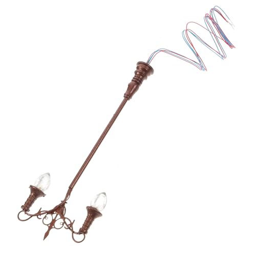 OSALADI Miniatur Gartenlampe Modell mit Warmweißem Licht Dekorative Mini gartenleuchte Antikem Detailreiches Modell für Puppenhäuser Sandtische und Landschaftsbau OSALADI Miniatur Gartenlampe Modell mit Warmweißem Licht Dekorative Mini gartenleuchte Antikem Detailreiches Modell für Puppenhäuser Sandtische und Landschaftsbau von OSALADI