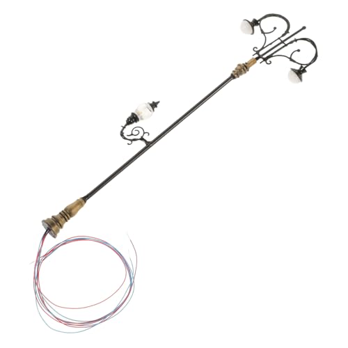 OSALADI Miniatur Straßenlaterne Modell Schwarz Mikrolandschaft Lampe für Puppenhaus Sandtisch Gartendekoration Langlebig Vielseitig Einfache Montage OSALADI Miniatur Straßenlaterne Modell Schwarz Mikrolandschaft Lampe für Puppenhaus Sandtisch Gartendekoration Langlebig Vielseitig Einfache Montage von OSALADI