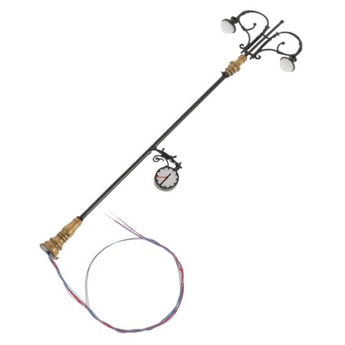 OSALADI Miniatur Straßenlaterne Modell Schwarzer Hoflampe für Micro Landschaft Einfache Montage Vielseitig Einsetzbare Beleuchtung für Puppenhaus Modelleisenbahnen und Garten deko OSALADI Miniatur Straßenlaterne Modell Schwarzer Hoflampe für Micro Landschaft Einfache Montage Vielseitig Einsetzbare Beleuchtung für Puppenhaus Modelleisenbahnen und Garten deko von OSALADI