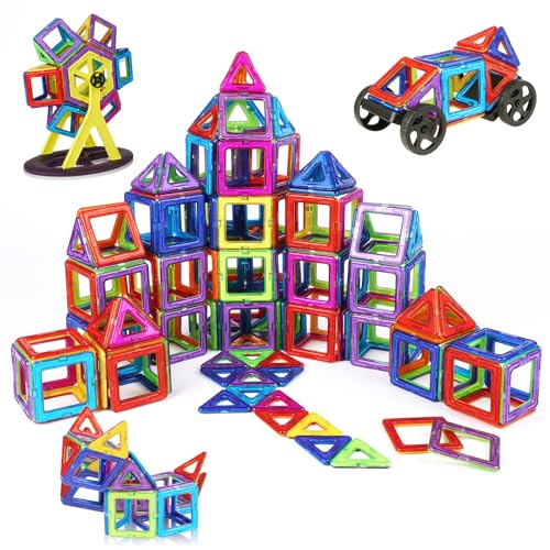 OSDUE Magnetische Bausteine, 84 Teile Magnetbausteine Tiles Magnetspielzeug Magnetspiel Magnet Spielzeug Kinder Lernspielzeug Montessori Spielzeug 3+ Jahre Mädchen Junge Geschenk OSDUE Magnetische Bausteine, 84 Teile Magnetbausteine Tiles Magnetspielzeug Magnetspiel Magnet Spielzeug Kinder Lernspielzeug Montessori Spielzeug 3+ Jahre Mädchen Junge Geschenk von OSDUE