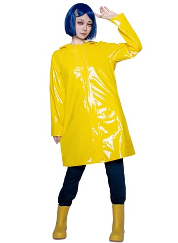 OSIAS Coraline Gelber Regenmantel Cosplay Kostüm (L) von OSIAS