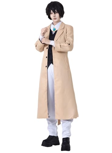 OSIAS Damen Anime Upgraded Dazai Osamu Cosplay Kostüm (S) von OSIAS