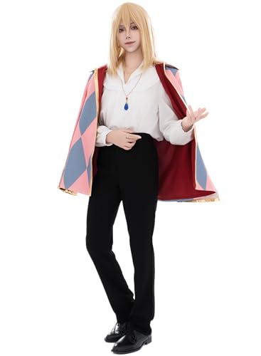 OSIAS Damen Howl’s Moving Castle Howl Cosplay Kostüm (L) von OSIAS