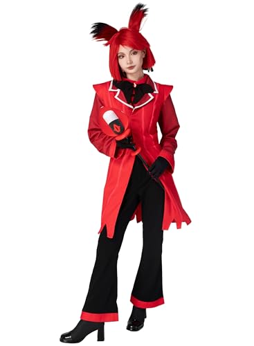 OSIAS Hazbin Hotel Alastor Cosplay Kostüm(XXL) von OSIAS