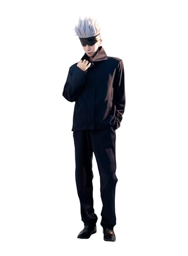 OSIAS Herren Gojo Satoru Lehrer Uniform Cosplay Kostüm (M) von OSIAS