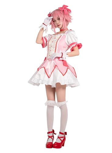 OSIAS Puella Magi Madoka Magica Kaname Madoka Combat Cosplay Kostüm(M) von OSIAS