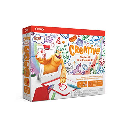 Osmo - Creative Starter Kit for iPad - 3 Educational Learning Games - Ages 5-10 - Drawing, Word Problems & Early Physics - STEM Toy (Osmo Base Included) von OSMO