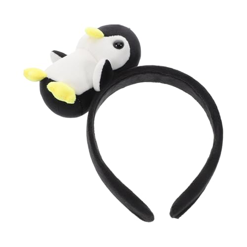 OSOLADY Haarschmuck Süßer Pinguin Haarreif Kuscheliger Tier Haarreifen Für Cartoon Kopfschmuck Für Fotos Und Verkleidung Zubehör Für Karneval Und Halloween von OSOLADY