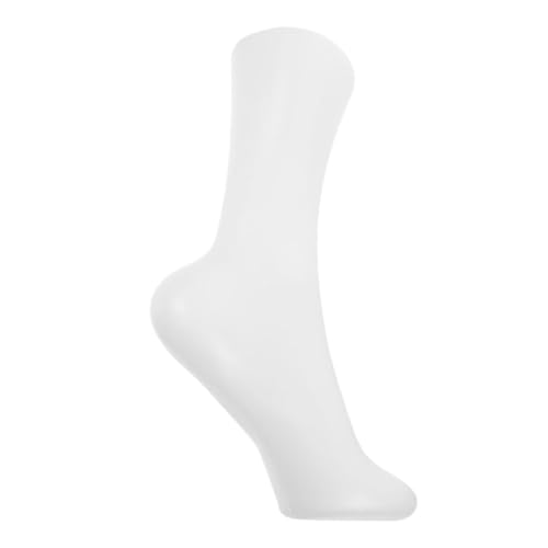 OSOLADY Socken-Requisiten Sockenmodell Fußmodelle für Socken Sockenhalter Socken-Display-Fuß Knöchelarmband-Schaufensterpuppe Mannequin-Fußanzeige Schaufensterpuppe für Socke Sport Weiß von OSOLADY