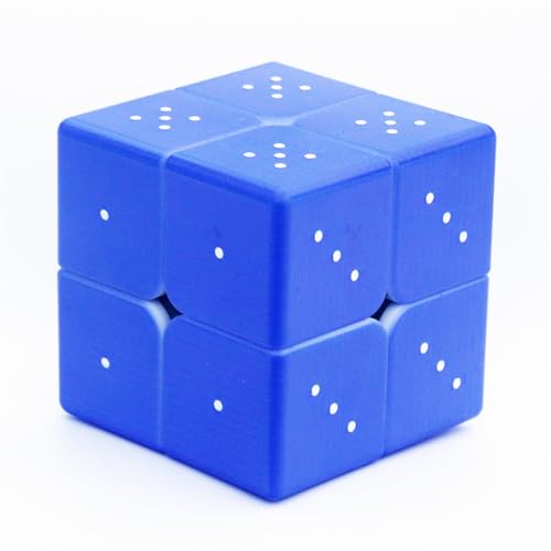 Speed Cube 3x3x3 3D Relief Effekt Braille Magic Cube Puzzle, Puzzles speziell für Blinde,1 von OSXXLAMZ